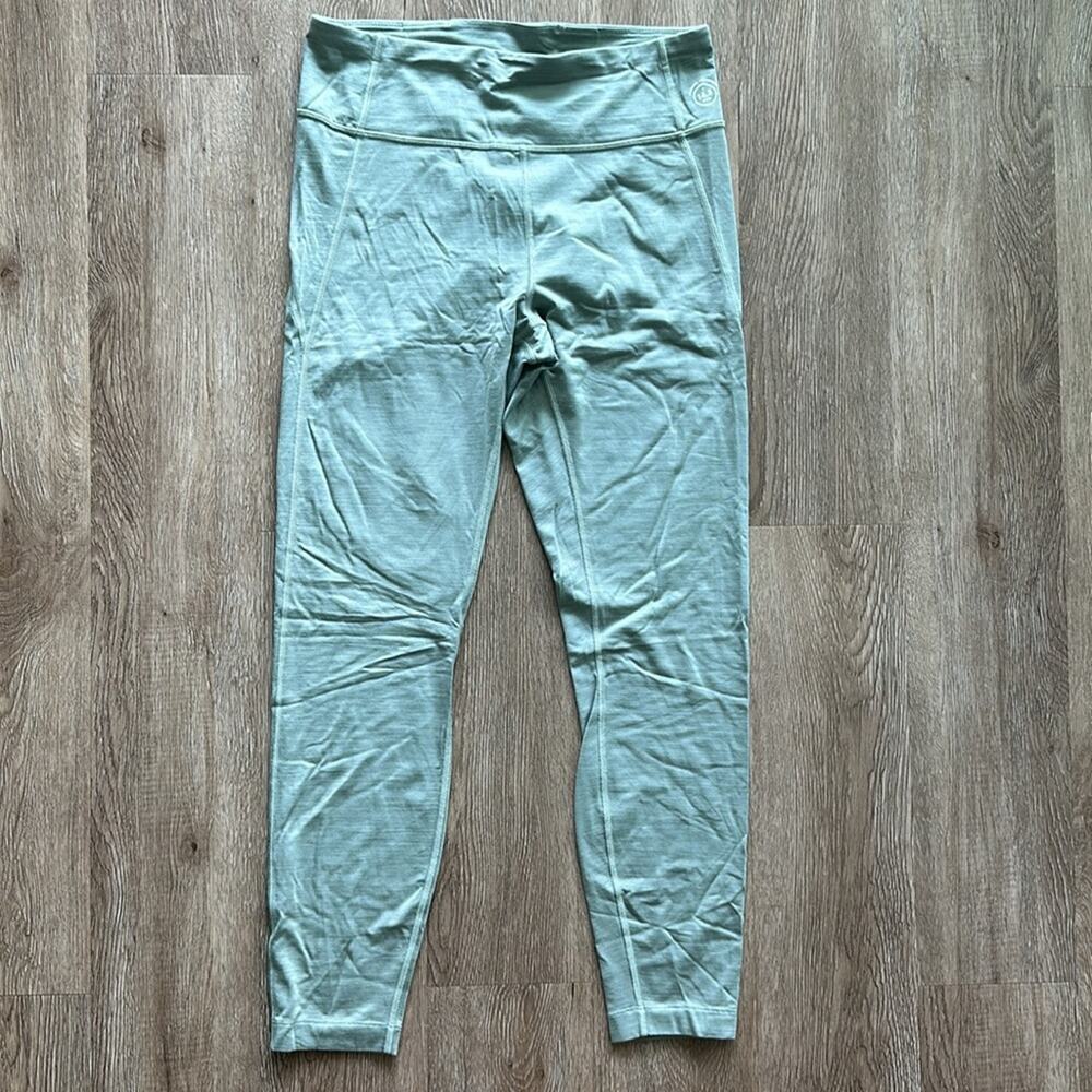 Allbirds Natural Leggings Light Sage Green Size‎ Large Athletic Workout Gym - Picture 2 of 7